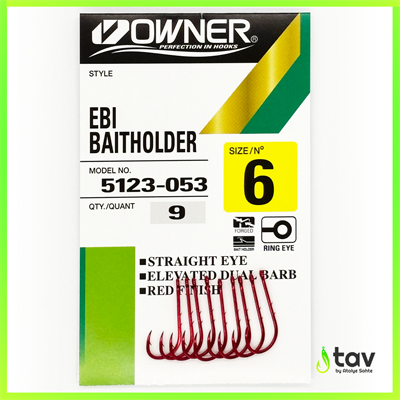 Owner 5123 Ebi Baitholder Red Hook