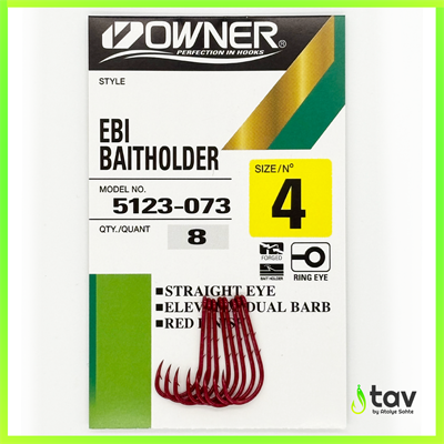 Owner 5123 Ebi Baitholder Red Hook