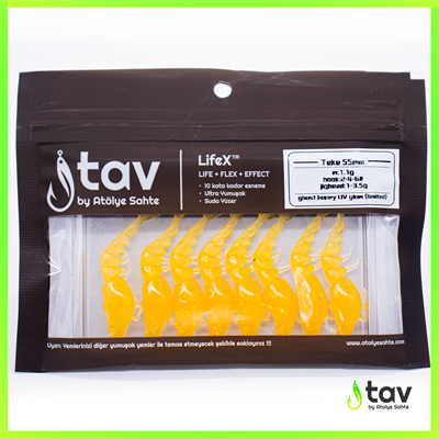 TAV Özel Seri LifeX™ TEKE 55mm GHOST HONEY UV Glow 8li Paket