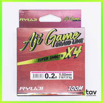 Ryuji Aji Game 4x 0,02mm 100m Pink