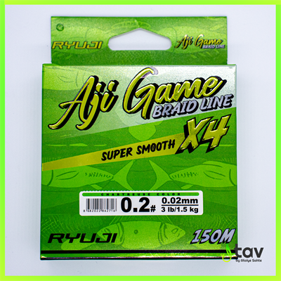Ryuji Aji Game 4x 0,02mm 150m Chartreuse