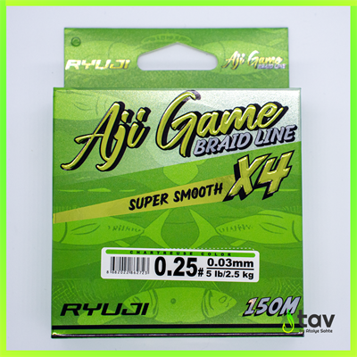 Ryuji Aji Game 4x 0,03mm 150m Chartreuse