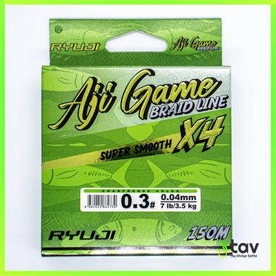 Ryuji Aji Game 4x 0,04mm 150m Chartreuse