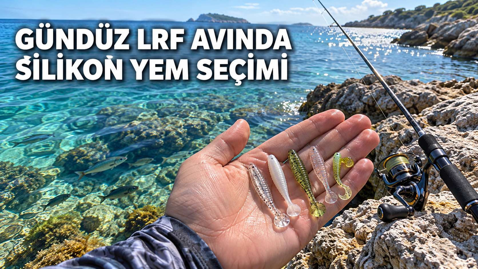 Gündüz LRF avında su koşullarına göre silikon yem seçimi