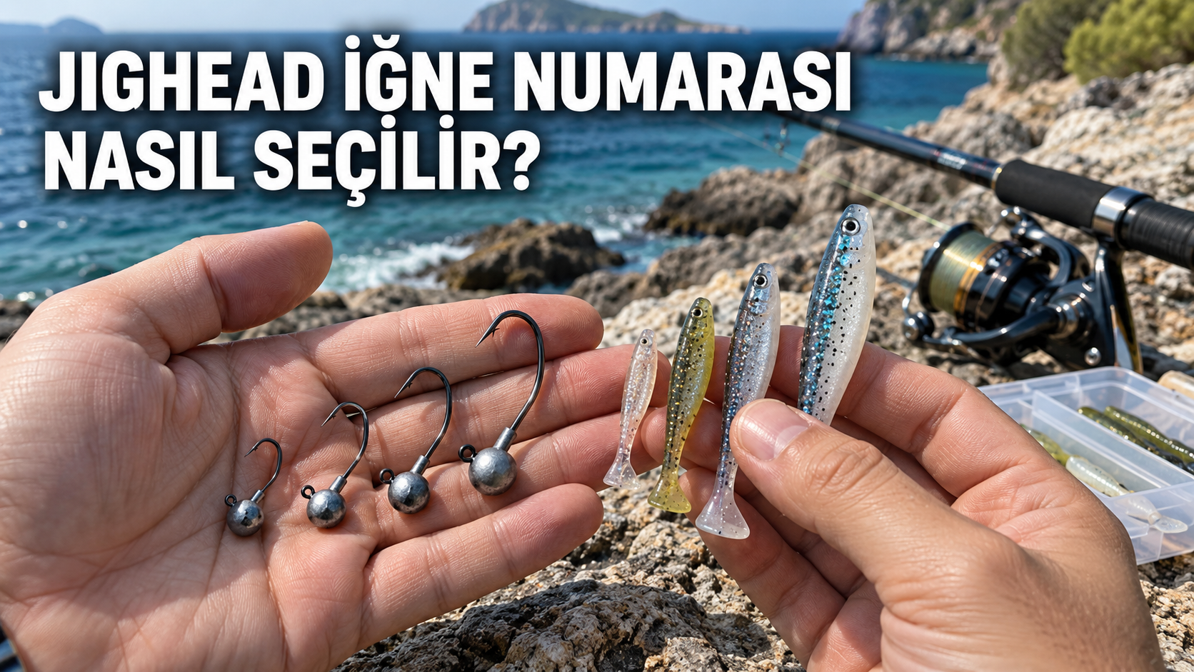Silikon yem boyuna göre jighead iğne numarası seçimi