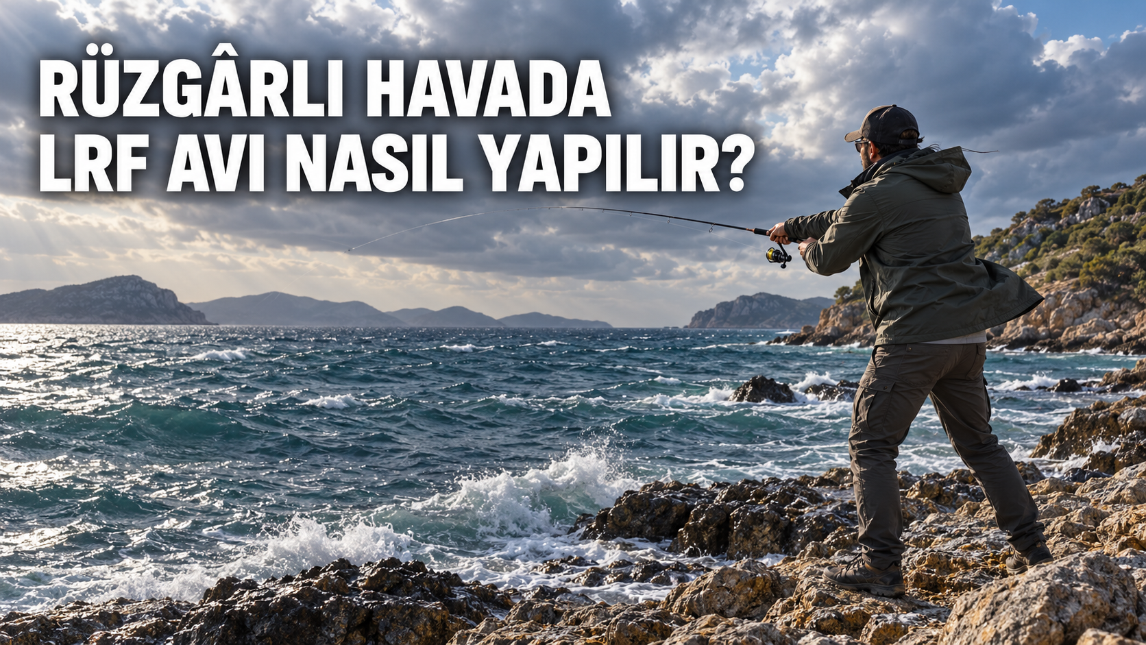 Rüzgârlı havada LRF avında jighead ve silikon yem kullanımı