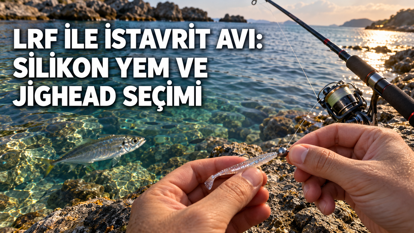LRF ile istavrit avında silikon yem ve jighead seçimi
