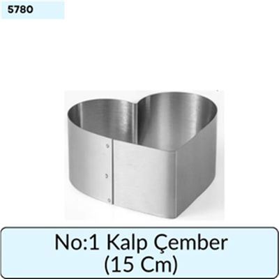 1 No Kalp Çember  (15 CM)