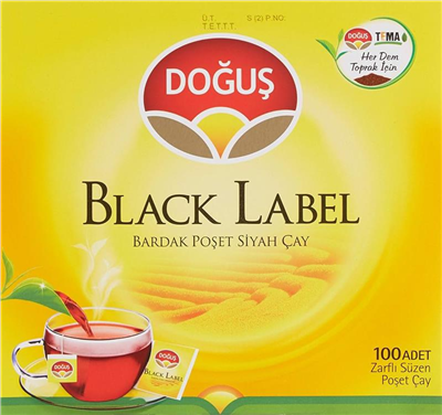 (100*2 Gr)    Doğuş Black Label Süzen Poşet Çay