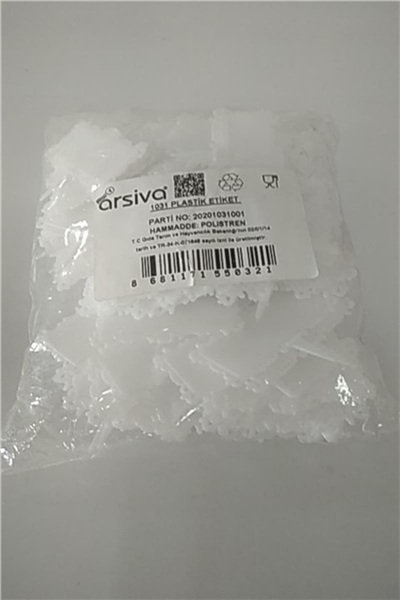 1031 Plastik Fiyat Etiketi (100 Adet)