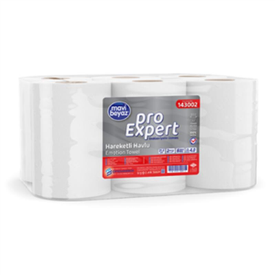 143002 M. Beyaz Hareketli Havlu 6R 21cm (4 KG)