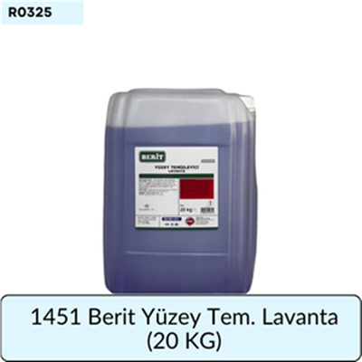 1451 Berit Yüzey Tem. Lavanta (20 KG)