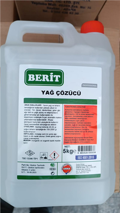 1466 Berit Yağ Çözücü (5 KG)