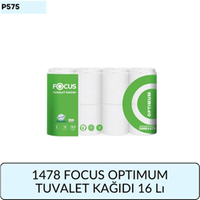 1478 FOCUS OPTIMUM TUVALET KAĞIDI 16 Lı (2 KAT)