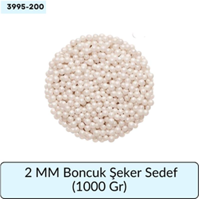 2 Mm Boncuk Şeker Sedef   (1000 Gr)