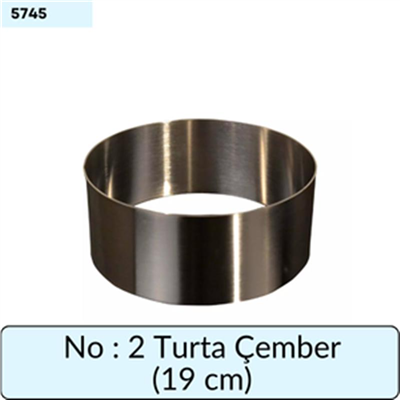 2 No Turta Çember (19 Cm)