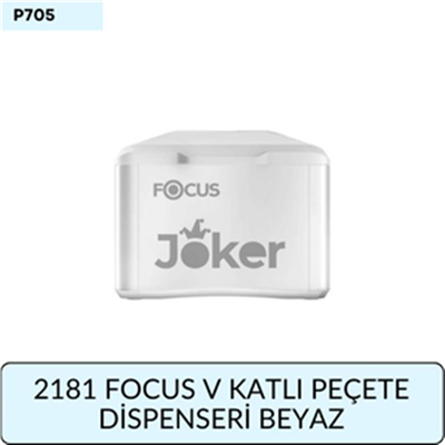2181 FOCUS V KATLI PEÇETE DİSPENSERİ Beyaz