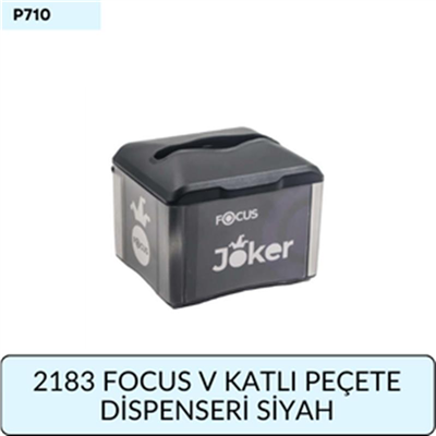 2183 FOCUS V KATLI PEÇETE DİSPENSERİ Siyah
