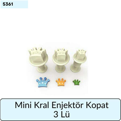 3 Lü Mini Kral Enjektör Kopat