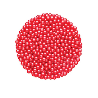 4 Mm Boncuk Şeker Kırmızı   (1000 Gr)