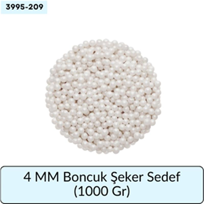 4 Mm Boncuk Şeker Sedef   (1000 Gr)