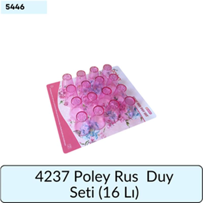 4237 Poley Rus Duy Set (16 Lı)