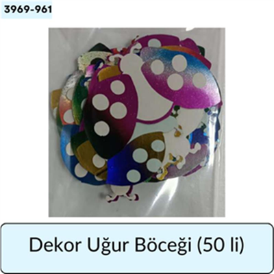 (50 Lİ) Dekor Uğur Böceği