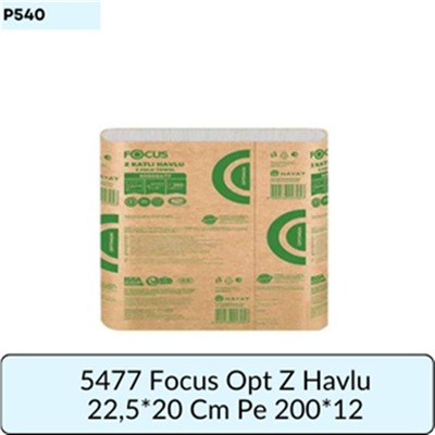 5477 FOCUS OPT Z HAVLU 200LÜ 22,5*20 12 PKT 3,65KG