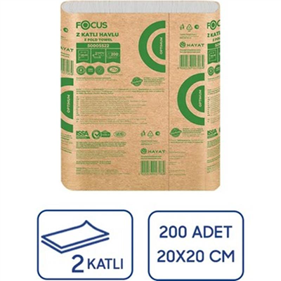 5522 FOCUS OPT Z HAVLU 200LÜ 20*20 12 PKT 3,06KG