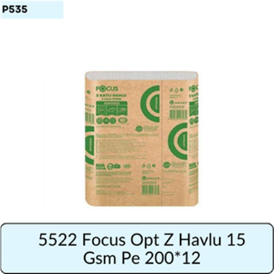 5522 FOCUS OPT Z HAVLU 200LÜ 20*20 12 PKT 3,06KG