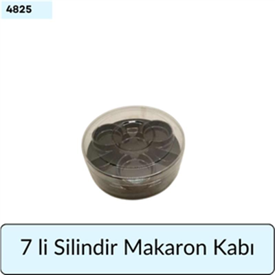 7 Lİ MAKARON SİLİNDİR KUTU