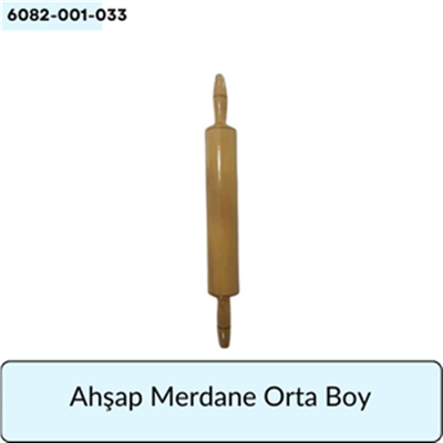 Ahşap Merdane Orta Boy