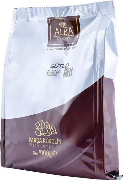 Alba Kokolin Parça Çikolata Sütlü 4/6 Mm   (1 Kg)
