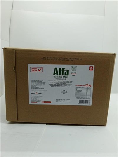 Alfa Yağ Baklavalık Eco Özel   (20 KG)