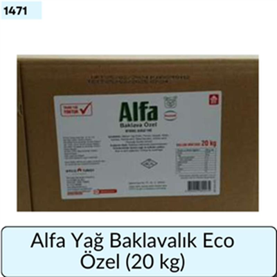 Alfa Yağ Baklavalık Eco Özel   (20 KG)