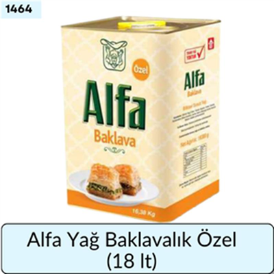 Alfa Yağ Baklavalık Özel   (18 Lt)
