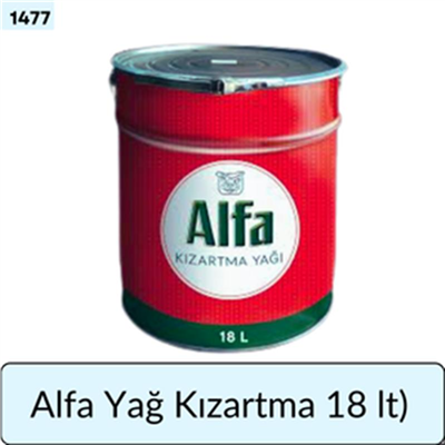 Alfa Yağ Kızartma   (18 Lt)