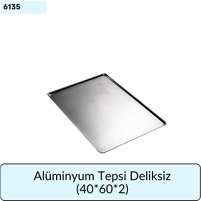 Alüminyum Tepsi Deliksiz (40*60*2)