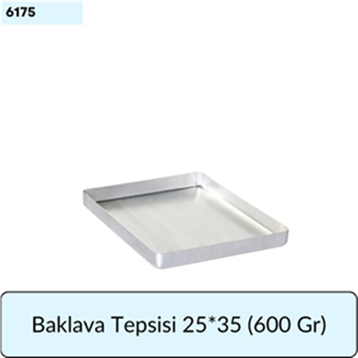 Baklava Tepsi 25 Cm * 35 Cm   (600 Gr)