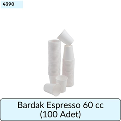 Bardak Espresso 60 CC     (100 adet)