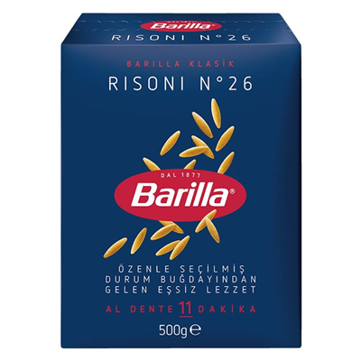 Barilla Makarna Arpa Şehriye Rısonı     (500 Gr)