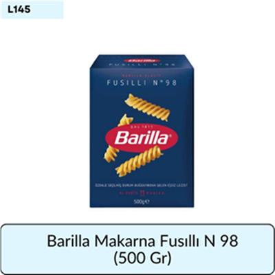 Barilla Makarna Fusıllı N 98     (500 Gr)
