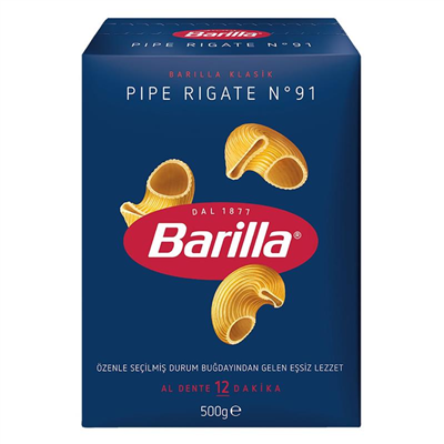 Barilla Makarna Pıpe Rıgate N 91   (500 Gr)