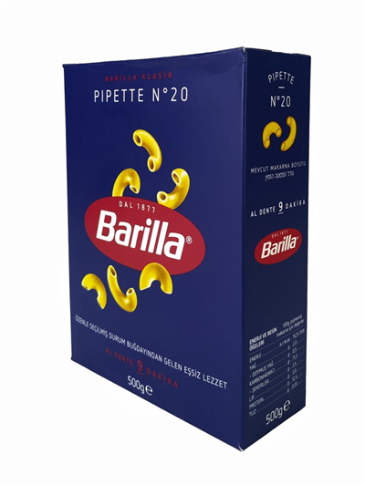 Barilla Makarna Pıpette N 20     (500 Gr)