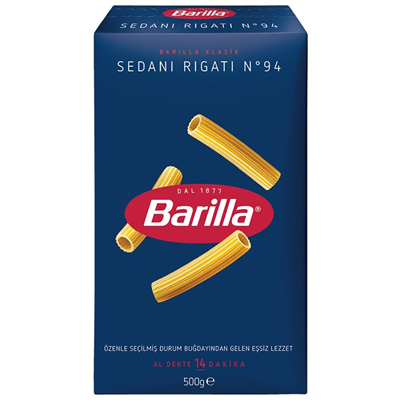 Barilla Makarna Sedanı Rıgatı N 94   (500 Gr)