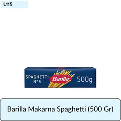 Barilla Makarna Spaghetti   (500 Gr)