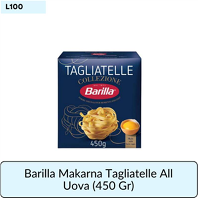 Barilla Makarna Tagliatelle All Uova   (450 Gr)