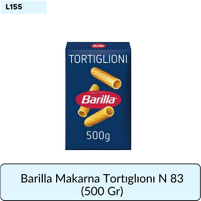 Barilla Makarna Tortıglıonı N 83   (500 Gr)
