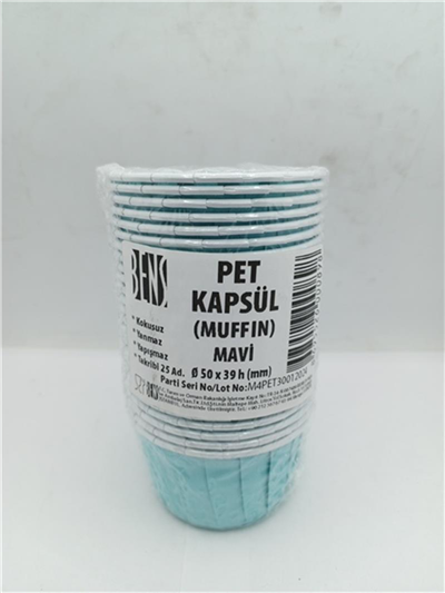 Bens Pet Cup 50*39 Cm Düz Mavi (25 Lİ)