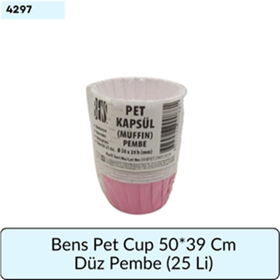 Bens Pet Cup 50*39 Cm Düz Pembe (25 Lİ)